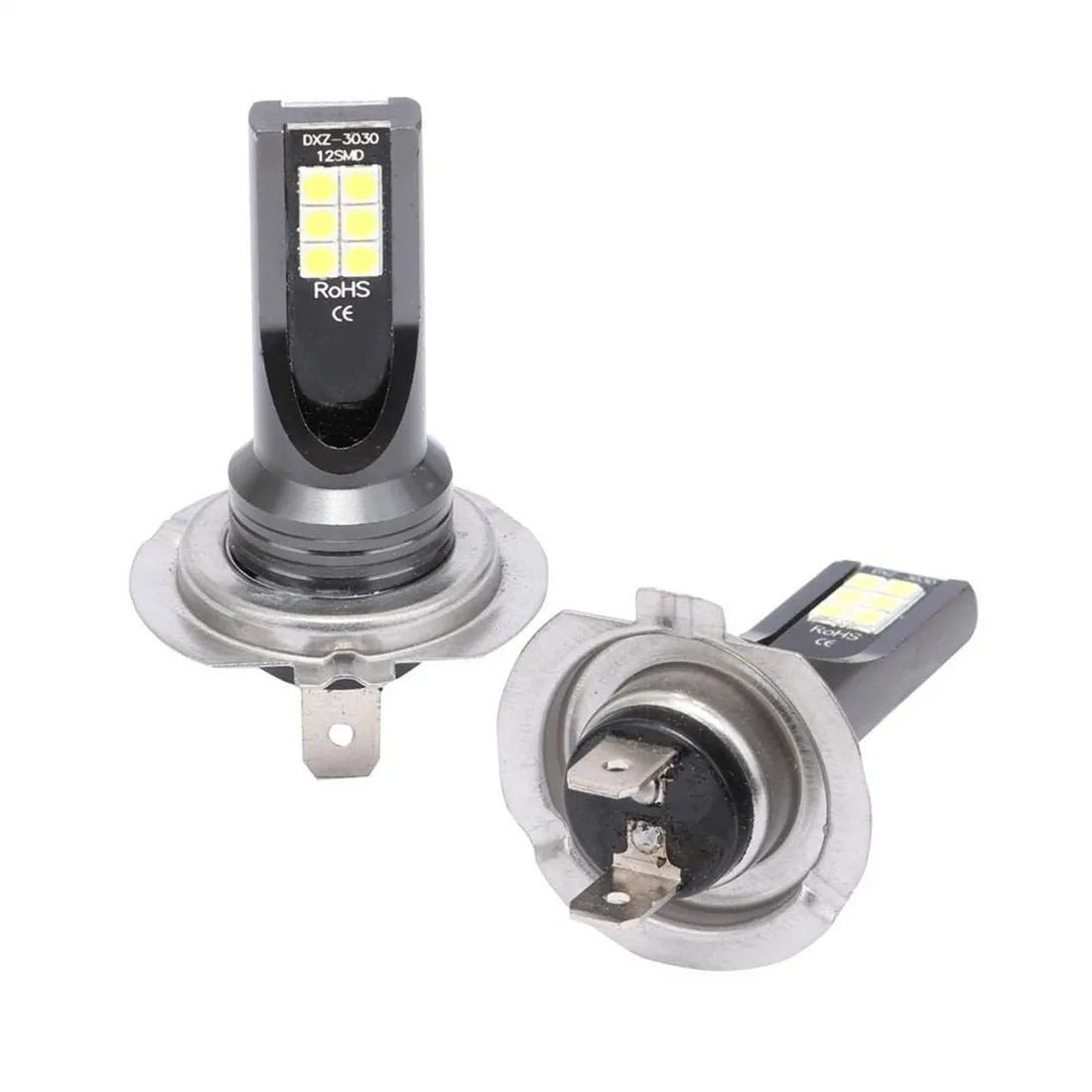 Ampoule LED Antibrouillard Universelle 6500K – Haute Luminosité | Aluminium | 12V | Blanc Pur