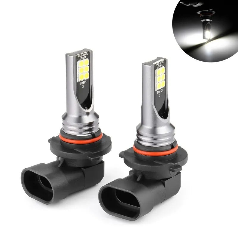 Ampoule LED Antibrouillard Universelle 6500K – Haute Luminosité | Aluminium | 12V | Blanc Pur