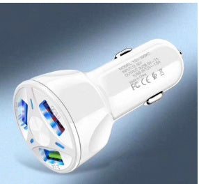 Chargeur Voiture 3 Ports USB – Charge Rapide QC3.0 | 7000mA | Intelligent & Sécurisé
