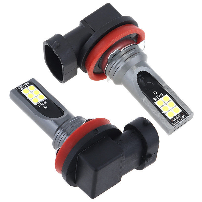 Ampoule LED Antibrouillard Universelle 6500K – Haute Luminosité | Aluminium | 12V | Blanc Pur