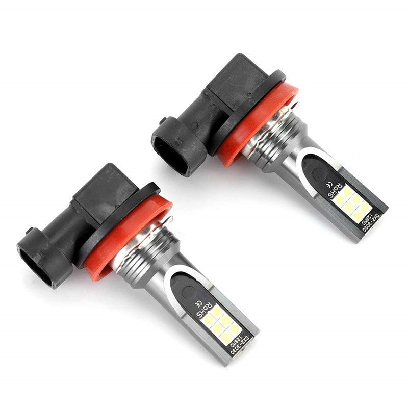 Ampoule LED Antibrouillard Universelle 6500K – Haute Luminosité | Aluminium | 12V | Blanc Pur