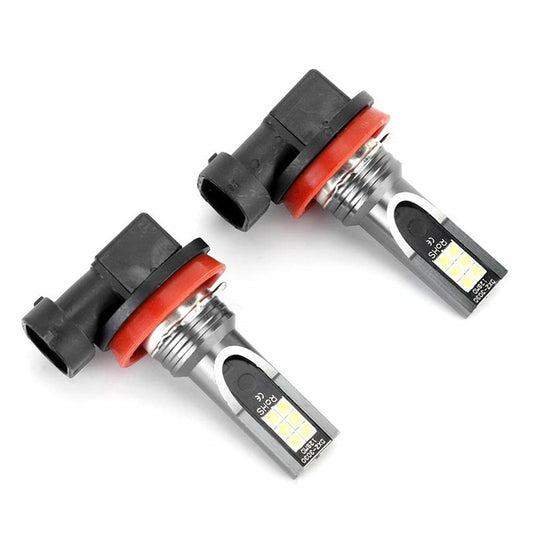 Ampoule LED Antibrouillard Universelle 6500K – Haute Luminosité | Aluminium | 12V | Blanc Pur