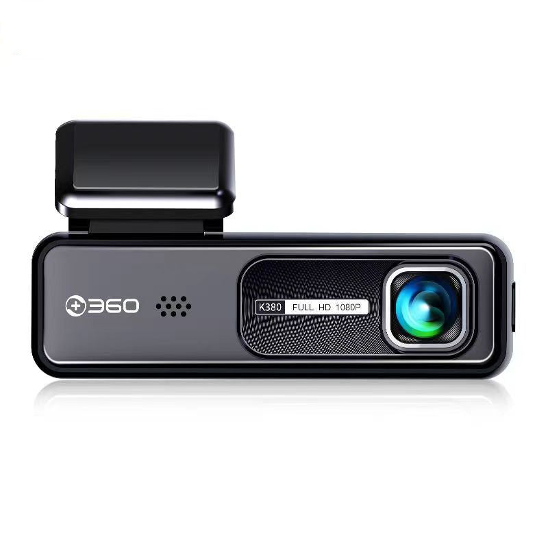 Caméra embarquée 360° K380 Full HD – Dashcam Voiture avec Vision Nocturne &amp; Grand Angle 130°