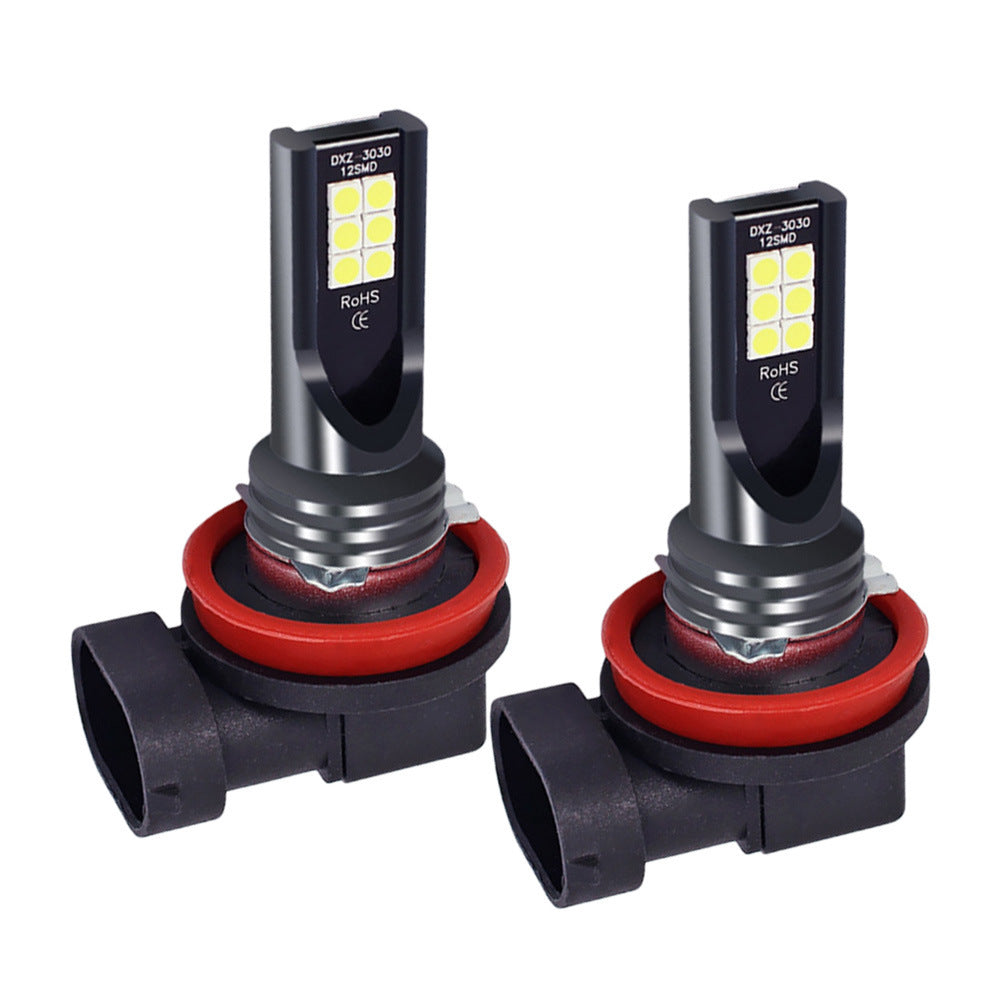 Ampoule LED Antibrouillard Universelle 6500K – Haute Luminosité | Aluminium | 12V | Blanc Pur
